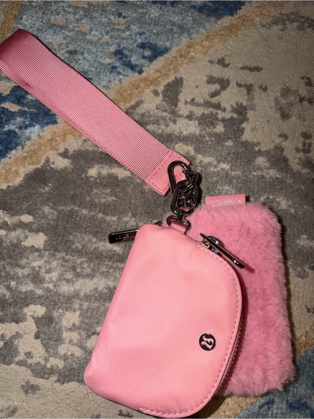 lululemon athletica Pink Mini Wristlet Duo